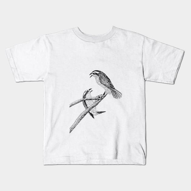 Bananaquit Kids T-Shirt by nuruveyik